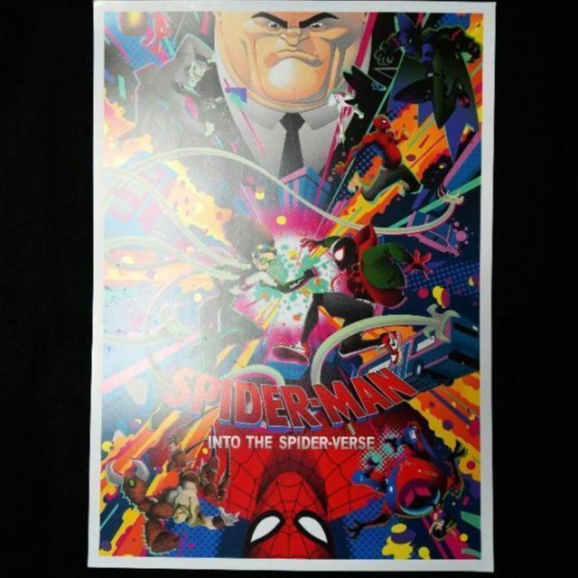 海外限定 スパイダーマン スパイダーバース アートポスターC マイルス