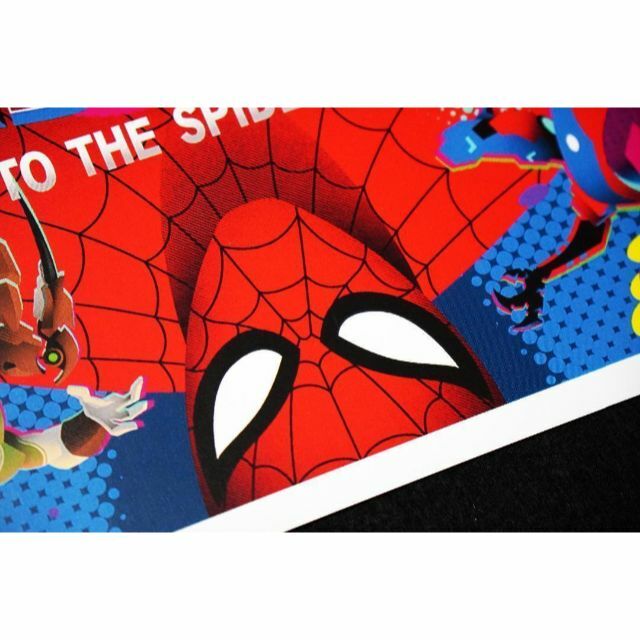 海外限定 スパイダーマン スパイダーバース アートポスターＣ マイルスモラレス エンタメ/ホビーのアニメグッズ(ポスター)の商品写真