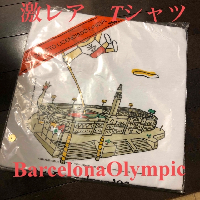 未使用 90s ビンテージ Barcelona オリンピック Tシャツ