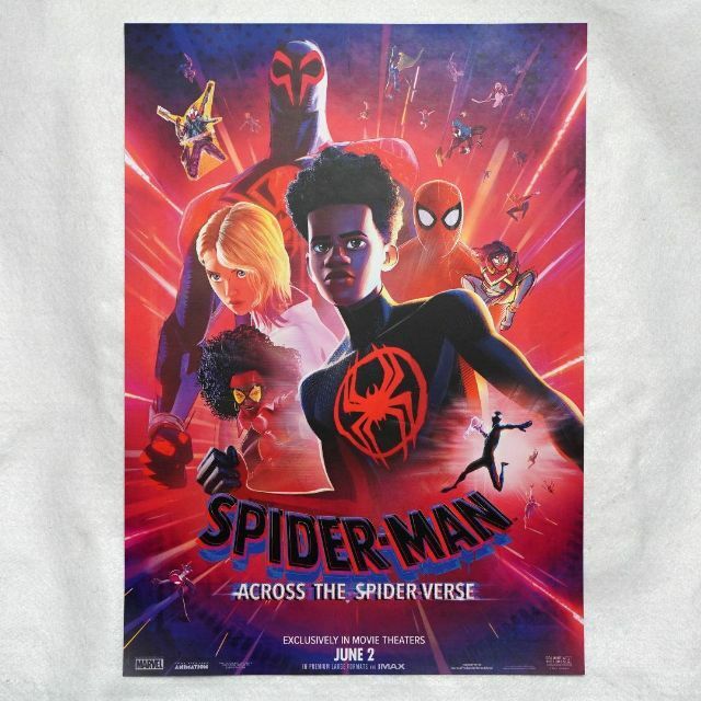 スパイダーマン：アクロス・ザ・スパイダーバース A3 ポスター B エンタメ/ホビーのアニメグッズ(ポスター)の商品写真