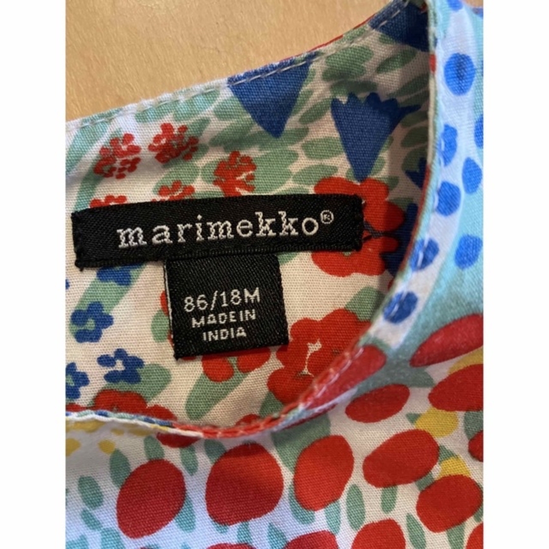 marimekko(マリメッコ)のマリメッコ　ワンピース　花柄 キッズ/ベビー/マタニティのベビー服(~85cm)(ワンピース)の商品写真