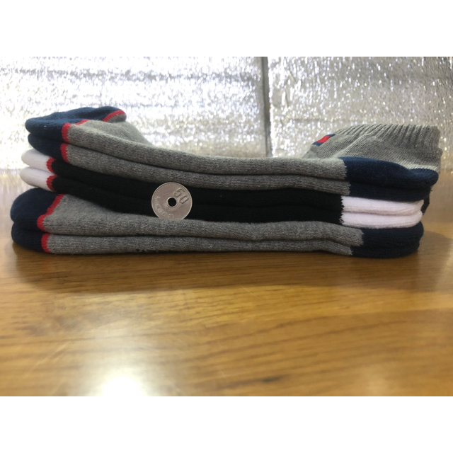 TOMMY HILFIGER(トミーヒルフィガー)の新品トミーヒルフィガーTOMMY HILFIGERメンズ3足セット409 メンズのレッグウェア(ソックス)の商品写真