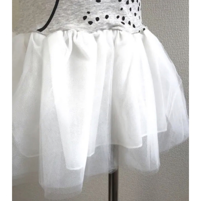 韓国子供服　チュールスカート　可愛い　ノースリーブワンピ キッズ/ベビー/マタニティのベビー服(~85cm)(ワンピース)の商品写真