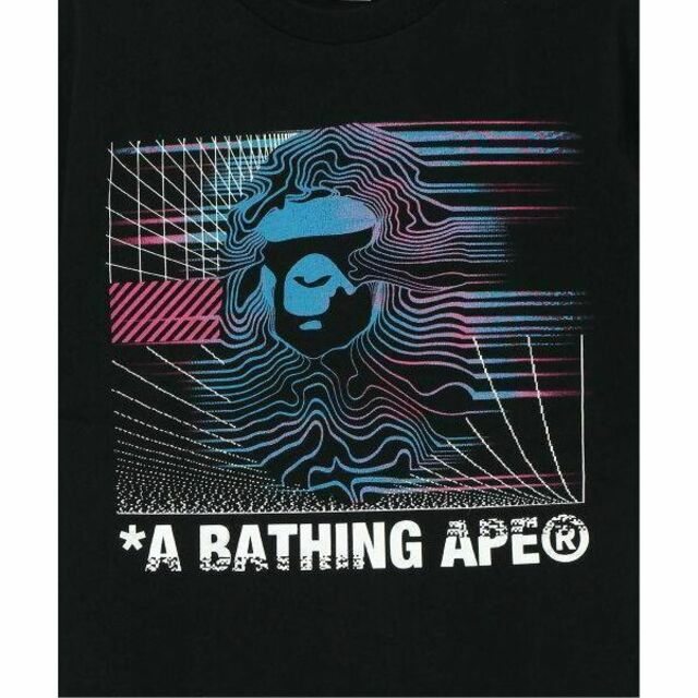 A BATHING APE(アベイシングエイプ)の未開封 A Bathing Ape Tシャツ ブラック XL 新作 正規品 メンズのトップス(Tシャツ/カットソー(半袖/袖なし))の商品写真