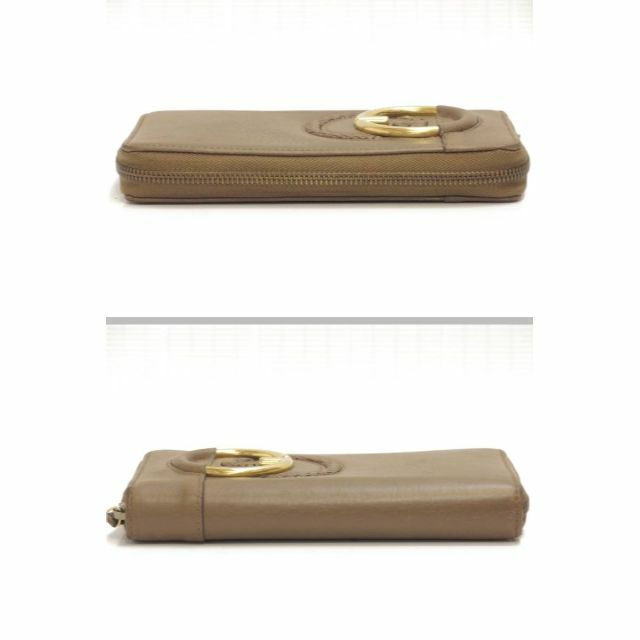 Gucci - グッチ ラウンドファスナー 長財布 茶 ブラウン系 GUCCIの通販