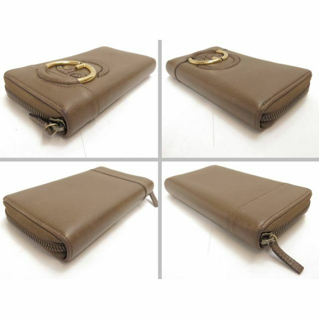 Gucci - グッチ ラウンドファスナー 長財布 茶 ブラウン系 GUCCIの通販