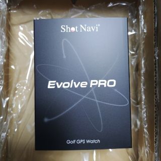 【新品未使用】EVOLVE-PRO ショットナビ  ブラック(ゴルフ)