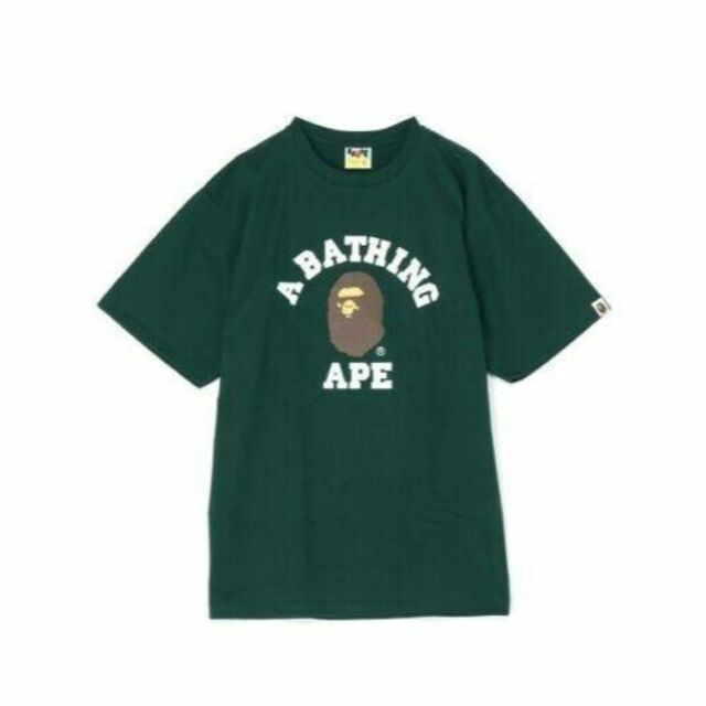 BAPE shirt A・BATHING APE シャツ グリーン 緑