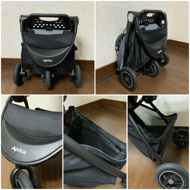 海外販売× 【出産準備セット】チャイルドシート☆3輪ベビーカー