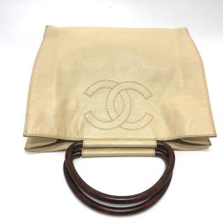 CHANEL - シャネル CHANEL ウッドハンドル CC ココマーク カバン ...