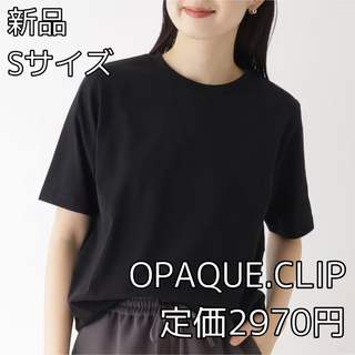 オペークドットクリップ(OPAQUE.CLIP)の3515⭐︎OPAQUE.CLIPスペシャルコットン天竺 クルーネックTシャツ(Tシャツ(半袖/袖なし))