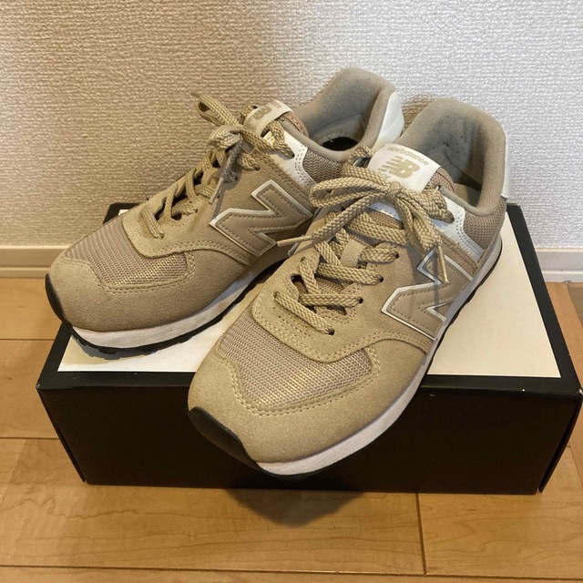 New Balance - ニューバランス574クラシック スニーカー ベージュ25 ...