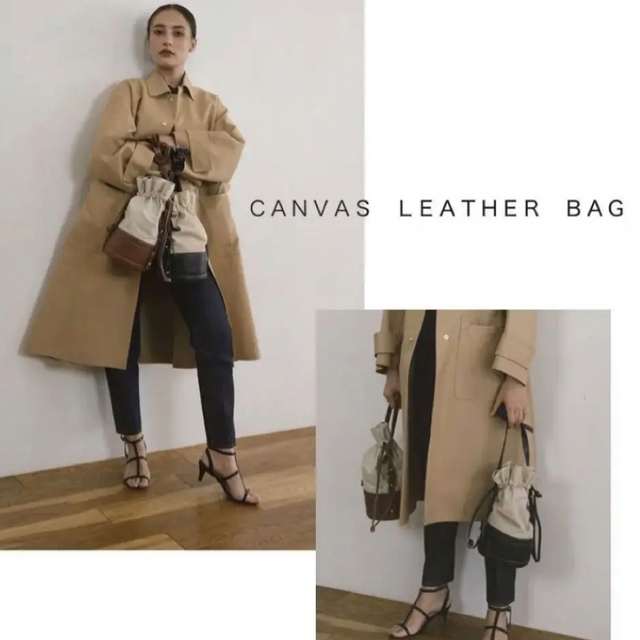 ご購入をお願い致しますOHGA 復刻版 canvas leather bag バッグ ブラック