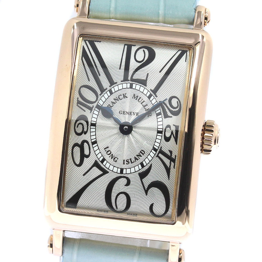 フランクミュラー FRANCK MULLER 902QZ ロングアイランド K18PG クォーツ レディース 美品 _752489約23mmベルトサイズ