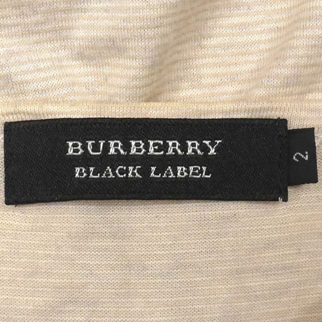 BURBERRY BLACK LABEL(バーバリーブラックレーベル)の廃盤 バーバリーブラックレーベル Tシャツ M メンズ カットソー TY2428 メンズのトップス(Tシャツ/カットソー(七分/長袖))の商品写真