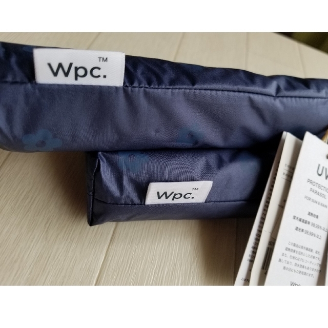 Wpc.(ダブルピーシー)のwpc.晴れ/雨兼用軽量130g折り畳み傘新品未使用 レディースのファッション小物(傘)の商品写真