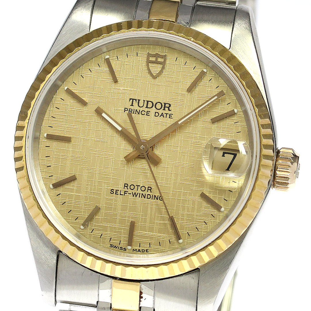 チュードル TUDOR 72033 プリンスデイト cal.2824-2 YGベゼル 自動巻き ボーイズ _753524