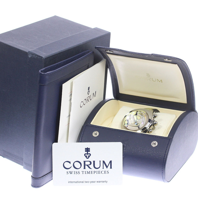 コルム CORUM 396.150.20 バブル クロノグラフ クォーツ メンズ 箱・保証書付き_752791