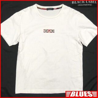 ブラックレーベルクレストブリッジ(BLACK LABEL CRESTBRIDGE)のブラックレーベルクレストブリッジ Tシャツ M カットソー 半袖 白 JJ356(Tシャツ/カットソー(半袖/袖なし))