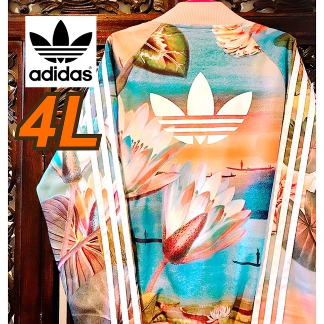 adidas パーカー 花柄 adidas × Farm 花柄