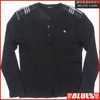 バーバリーブラックレーベル(BURBERRY BLACK LABEL)の廃盤 バーバリーブラックレーベル Tシャツ L メンズ カットソー TY2427(Tシャツ/カットソー(七分/長袖))