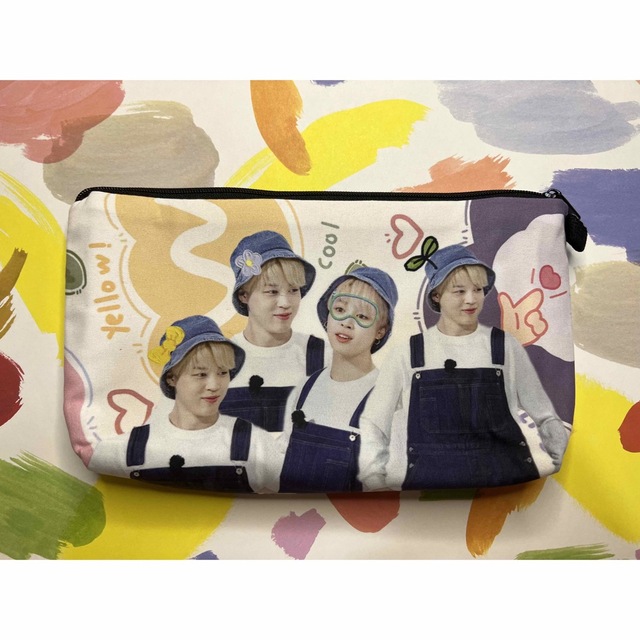 BTS コスメポーチ 同柄 ジミン JIMIN D6 エンタメ/ホビーのタレントグッズ(アイドルグッズ)の商品写真