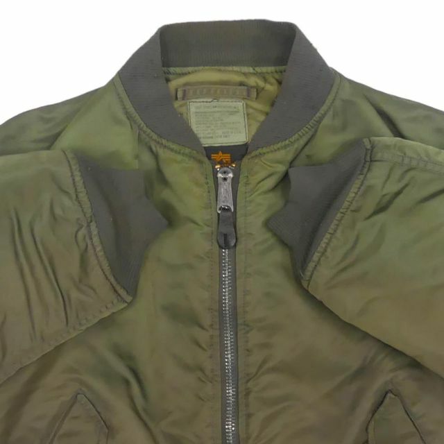 alpha - アメリカ製 MA-1 フライトジャケット USA アルファ メンズ