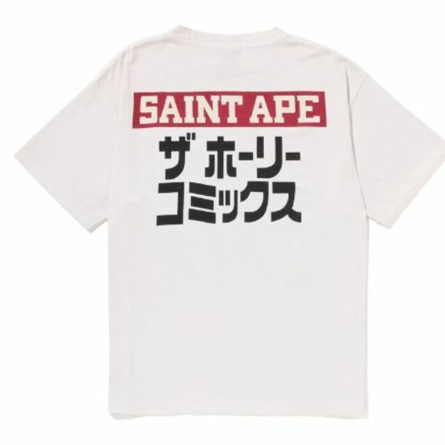 BAPE X SAINT MICHAEL APE SQUADRON TEE 売れ筋ランキングも トップス