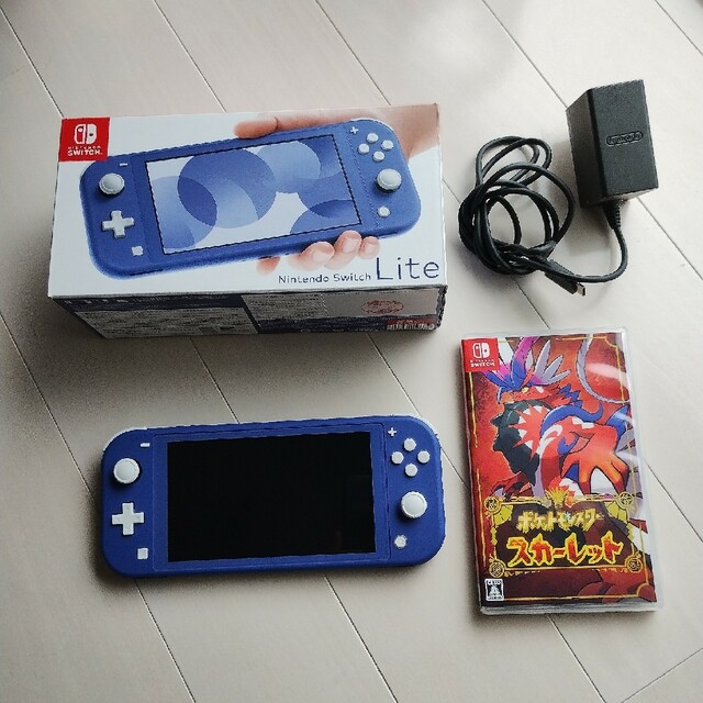 Nintendo Switch - Nintendo Switch LITE ブルー ポケモンスカーレット