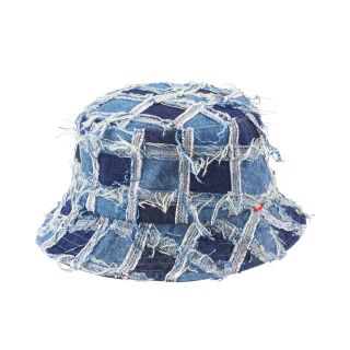 シュプリーム(Supreme)のSupreme  Frayed Patchwork Denim Crusher(ハット)