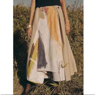 アメリヴィンテージ(Ameri VINTAGE)のAmeri VINTAGE  LOUISE ART SKIRT(ロングスカート)