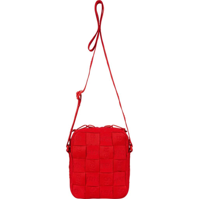 Supreme / Woven Shoulder Bag Red 1