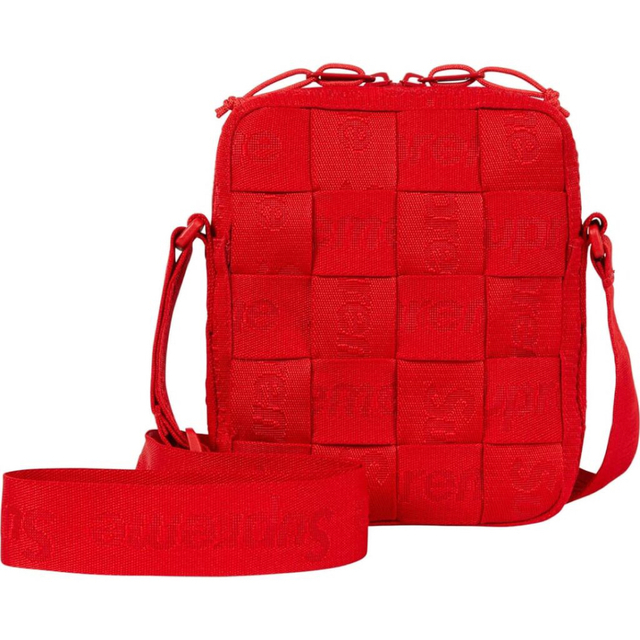 Supreme / Woven Shoulder Bag Red