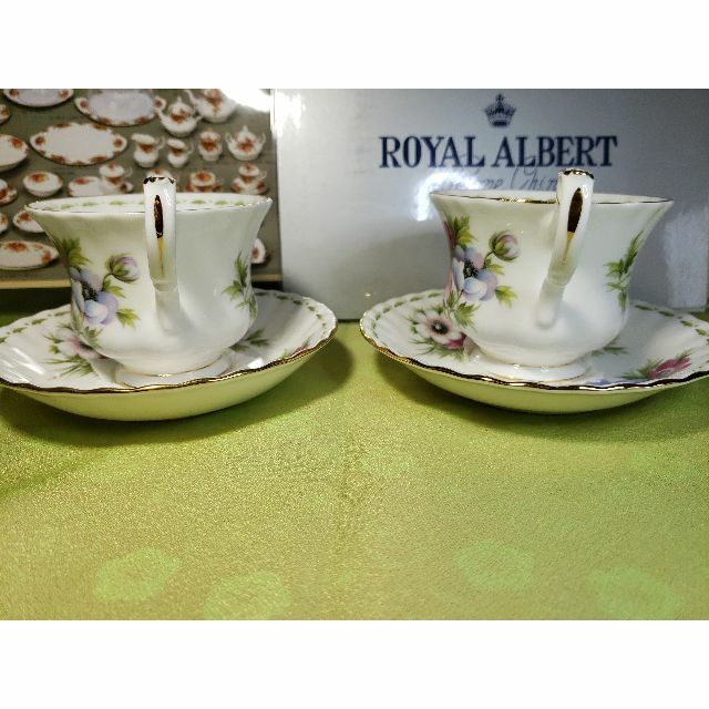 ROYAL ALBERT(ロイヤルアルバート)のロイヤルアルバート フラワーオブザマンス　３月 March　カップ＆ソーサー２客 インテリア/住まい/日用品のキッチン/食器(食器)の商品写真