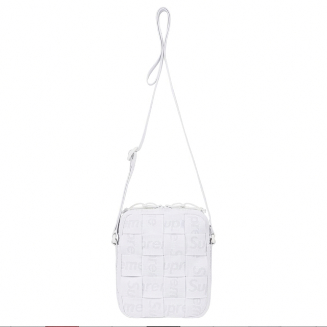 【 White 】 Supreme Woven Shoulder Bag バッグ 1