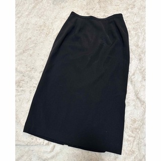 未着用　ブラックタイトドレス　スーツ　黒　フォーマル　ロング　セットアップ(ロングスカート)