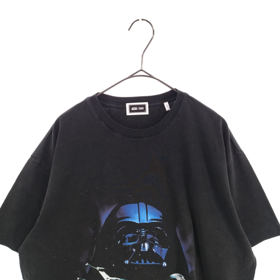 KITH キス ×STAR WARS Darth Vader Space Poster Vintage Tee スターウォーズ ダースベイダー  スペースポスターヴィンテージ半袖Tシャツ ブラック