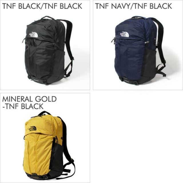 THE NORTH FACE ノースフェイス リュック SURGE BACKPACK 52SG【MINERAL GOLD-TNF BLACK】