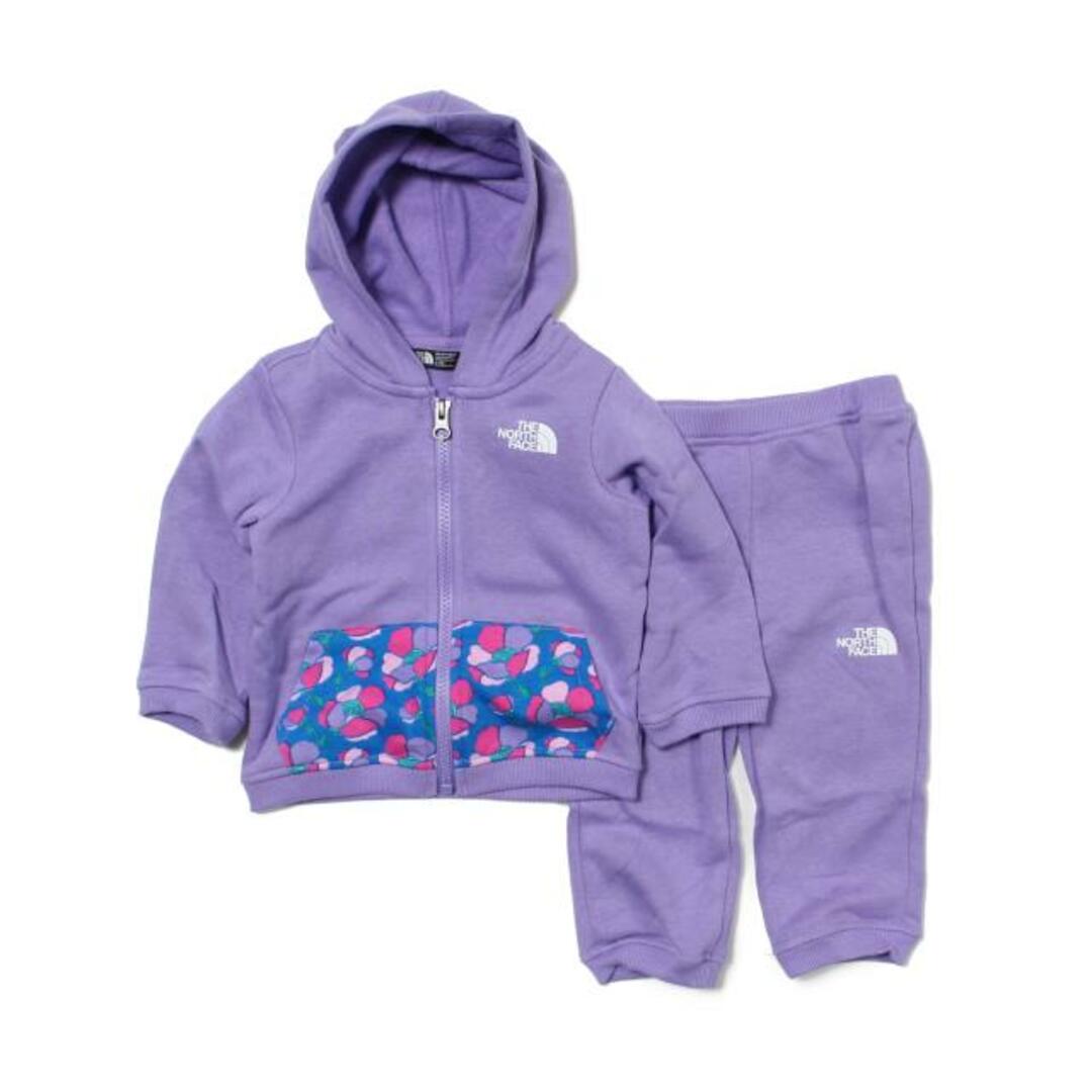 【新品未使用】 THE NORTH FACE ノースフェイス ベビー キッズ 子供服 コットン 上下セット NF0A53CJ 【12M(12ヶ月)/PAISLEY PURPLE】