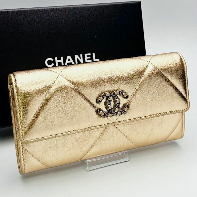 CHANEL - 週末限定！CHANEL マトラッセ ゴールド 長財布 新品仕様 正規 ...