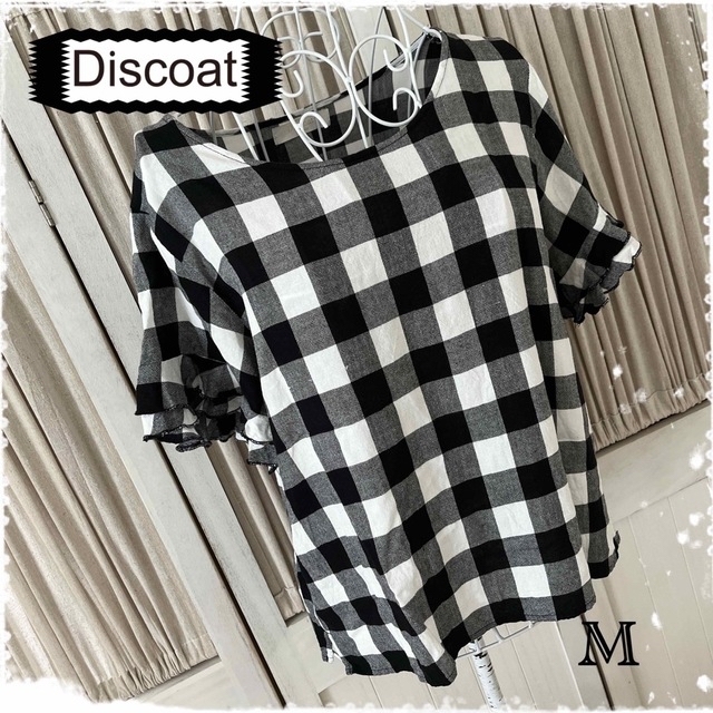 Discoat(ディスコート)のDiscoatカットソー　シャツ　ブラウス　トップス レディースのトップス(シャツ/ブラウス(半袖/袖なし))の商品写真