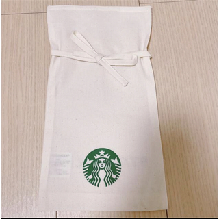 スターバックスコーヒー(Starbucks Coffee)のスターバックス　ギフト用袋　コットン　ラッピング袋　スタバ　新品　未使用(ノベルティグッズ)