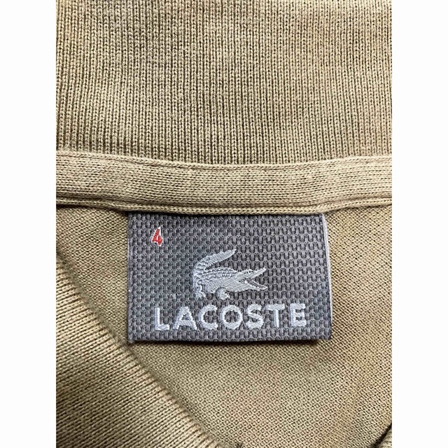 LACOSTE(ラコステ)の銀タグ/銀ワニ ラコステ メンズ ポロシャツ サイズ〔4〕 メンズのトップス(ポロシャツ)の商品写真