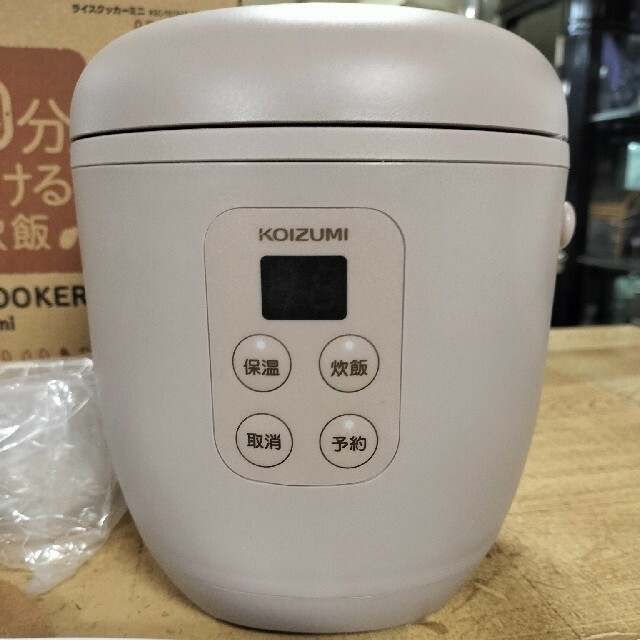 KOIZUMI(コイズミ)のKOIZUMIライスクッカーミニ スマホ/家電/カメラの調理家電(炊飯器)の商品写真