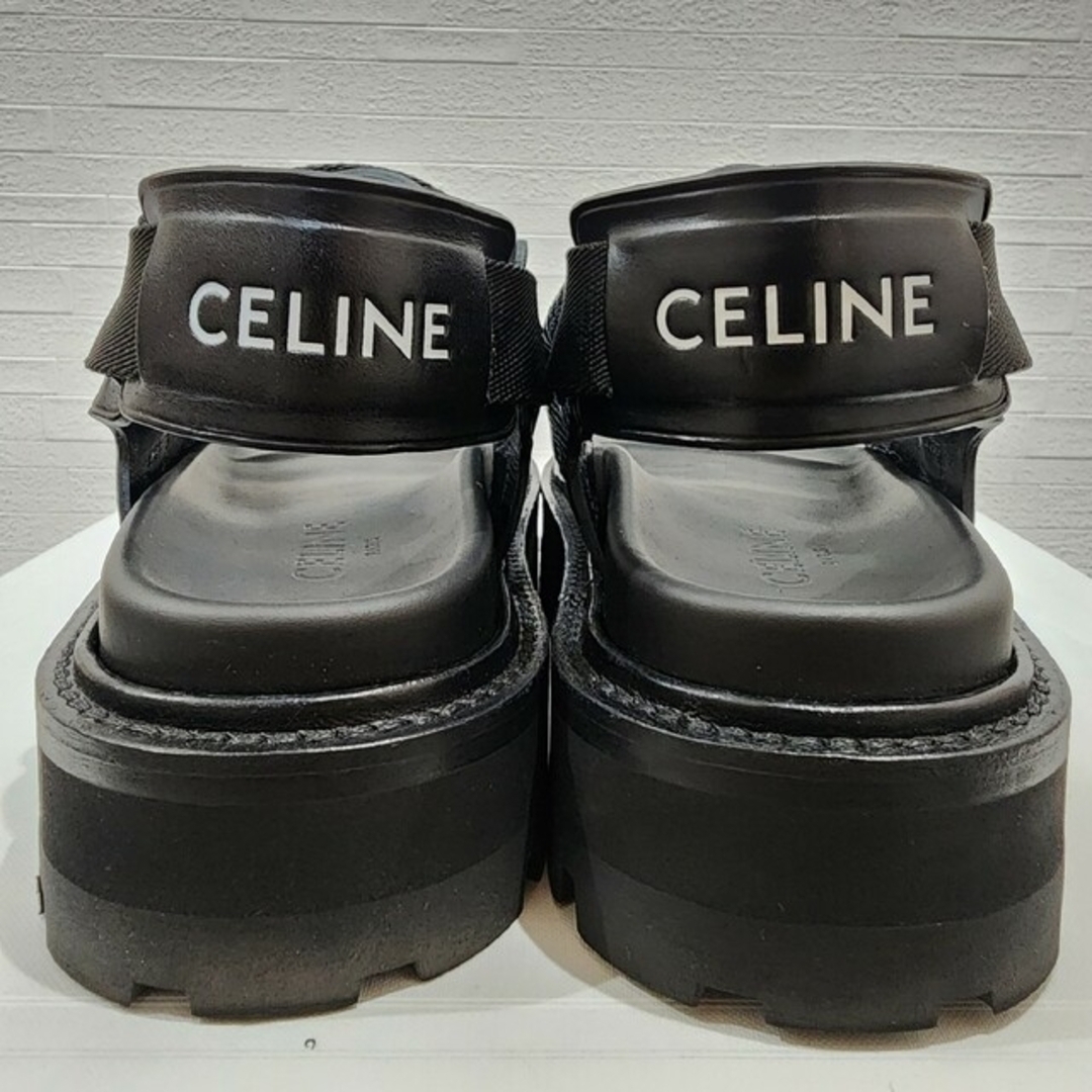 celine(セリーヌ)の新品未使用⭐正規品⭐CELINE⭐セリーヌ⭐バルキー⭐ロゴテープサンダル⭐35 レディースの靴/シューズ(サンダル)の商品写真