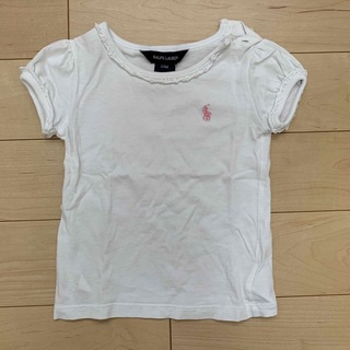 ラルフローレン(Ralph Lauren)のラルフローレン　24M 白　半袖　フリル　Tシャツ(Tシャツ/カットソー)