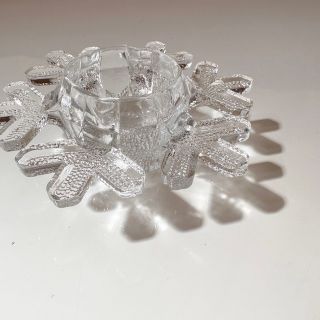 イッタラ(iittala)のiittala/イッタラ Snow Crystal キャンドルホルダー　北欧レア(アロマ/キャンドル)