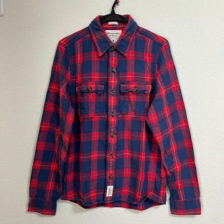 アバクロンビーアンドフィッチ(Abercrombie&Fitch)のアバクロ Abercrombie&Fitch シャツ 長袖 チェック Mサイズ(シャツ)