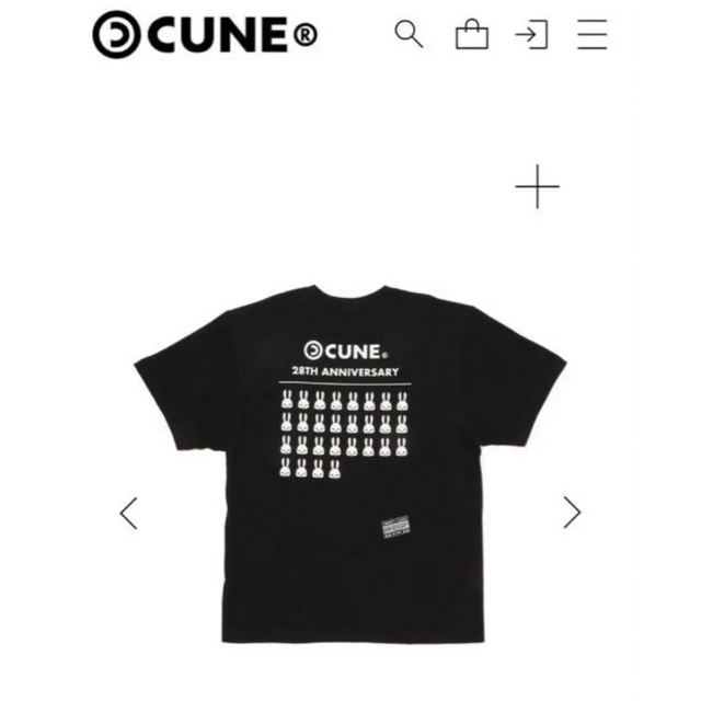 28周年記念 CUNE Tシャツ キューン ガール
