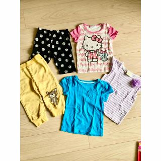 ジンボリー(GYMBOREE)のTシャツ3枚　パンツ2枚　90 まとめ売り(Tシャツ/カットソー)